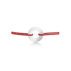 Rond target bracelet personalized rope woman