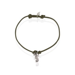 Bracelet hippocampe argent enfant