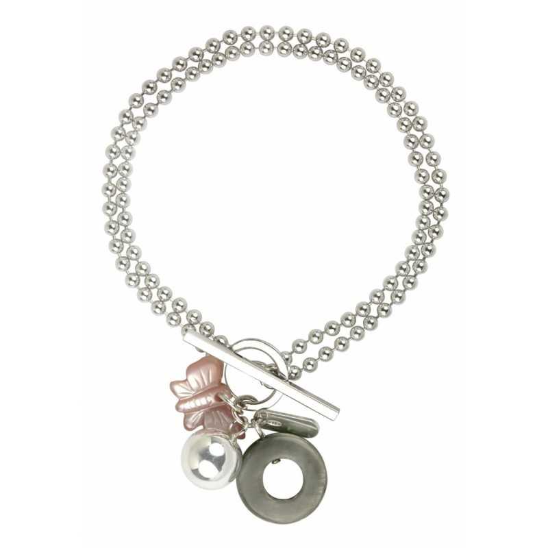 Bracelet double papillon femme