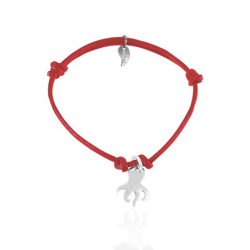 Bracelet pieuvre argent femme