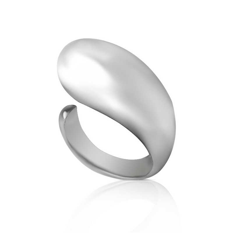 Drop ring silver woman silver