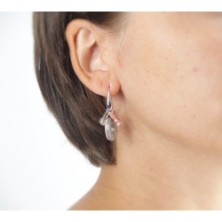 Mother of pearl butterfly earrings