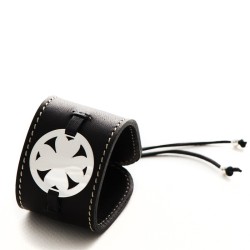 Leather cuff bracelet